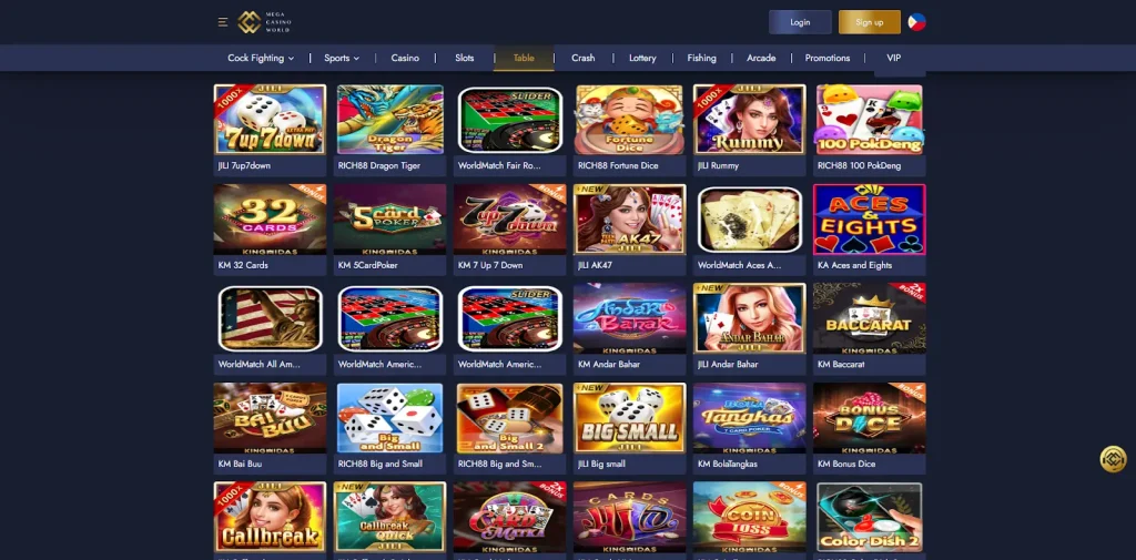 MCW Casino Table Games